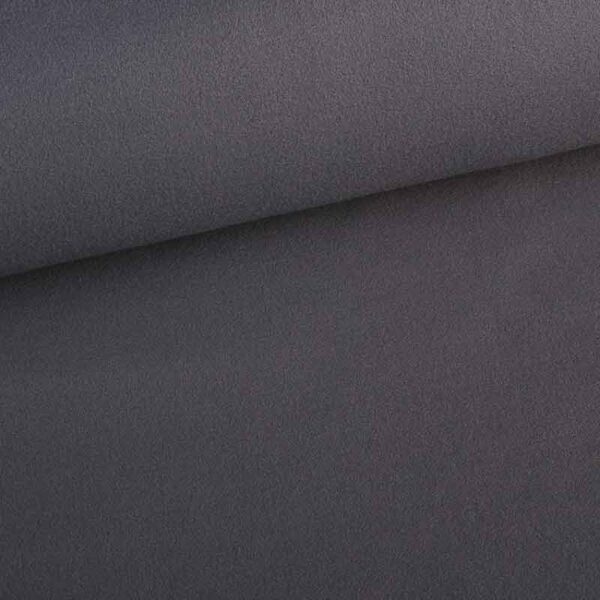 Fleece-Stoff deluxe anthrazit