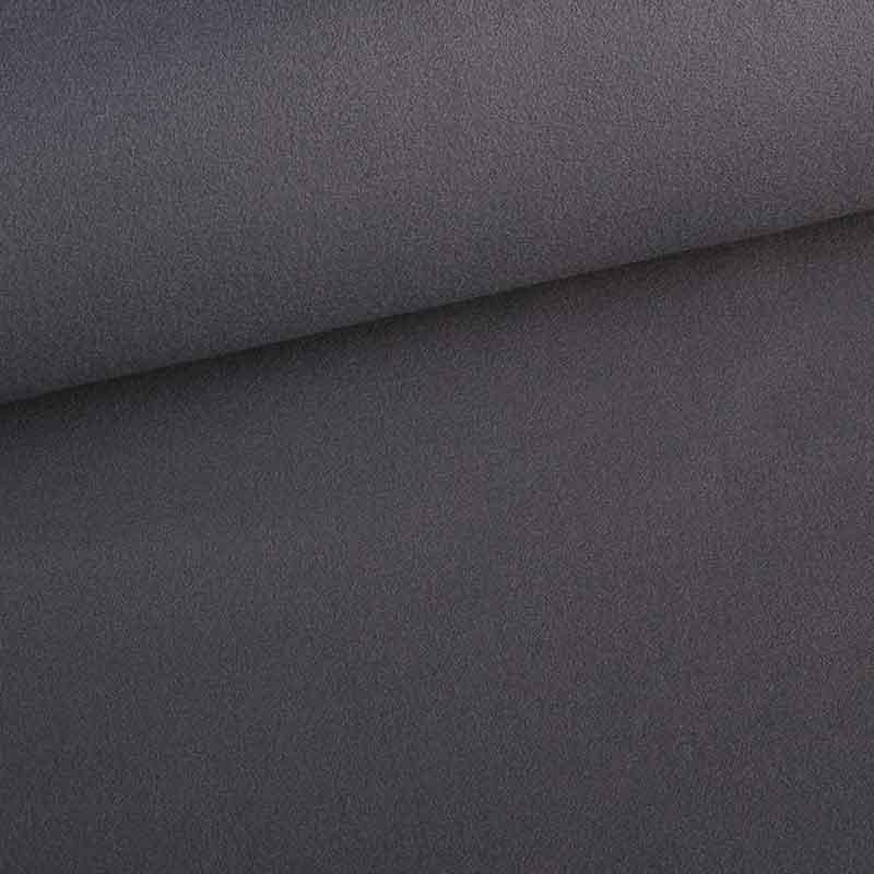 Fleece-Stoff deluxe anthrazit