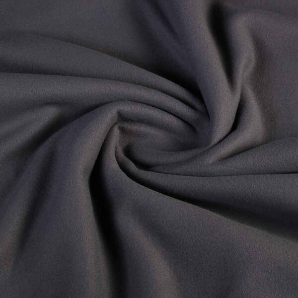 Fleece-Stoff deluxe anthrazit