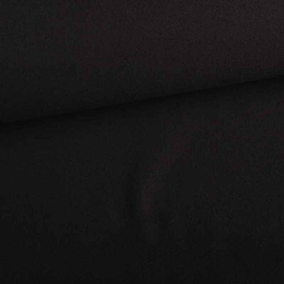 Fleece-Stoff deluxe schwarz