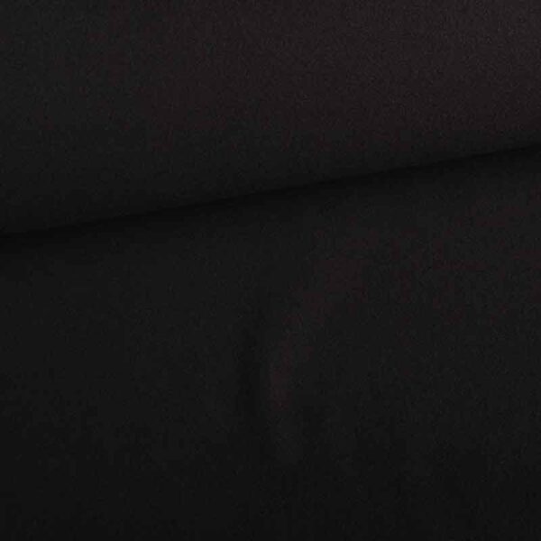 Fleece-Stoff deluxe schwarz