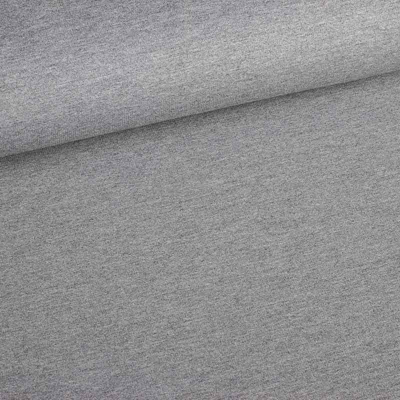 Punta di Roma Stoff deluxe grau melange