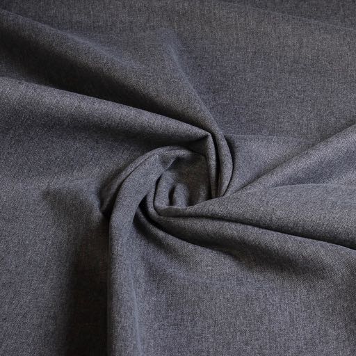 Canvas-Stoff dunkelgrau melange