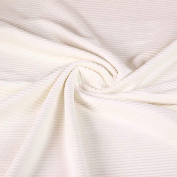 Tricot-Stoff Rip Cord ecru