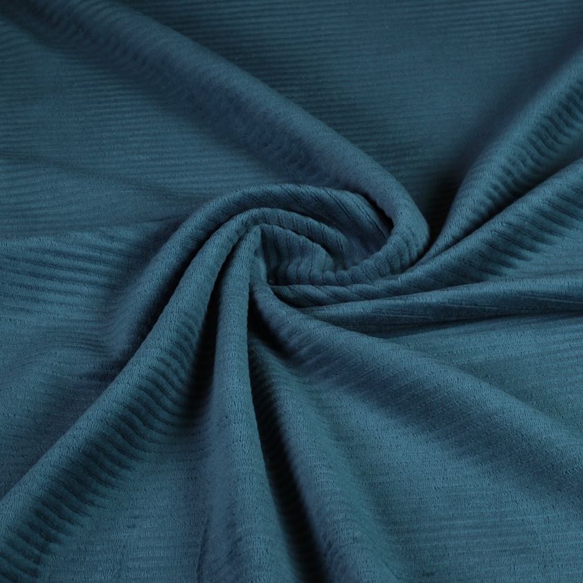 Tricot Rib Cord Stretch grün