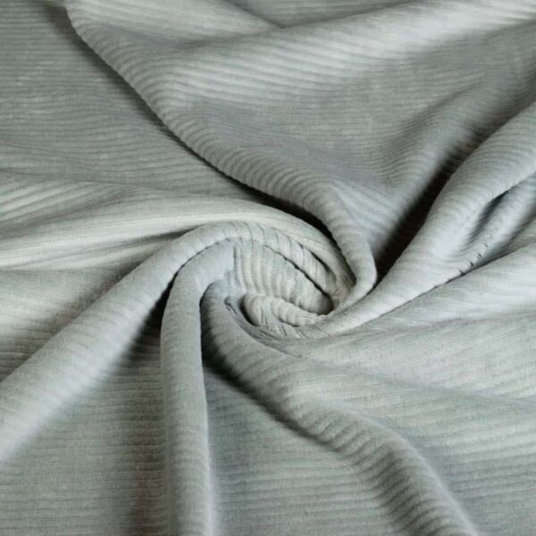 Tricot-Stoff Rib Cord Stretch olivgrün