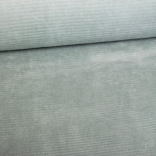Tricot-Stoff Rib Cord Stretch olivgrün