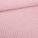 Fantasie rib stof wol licht oudroze