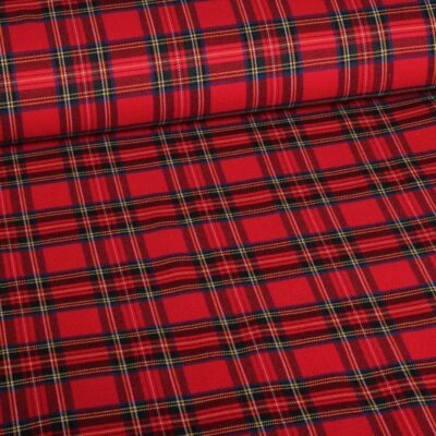 Schottenstoff rot
