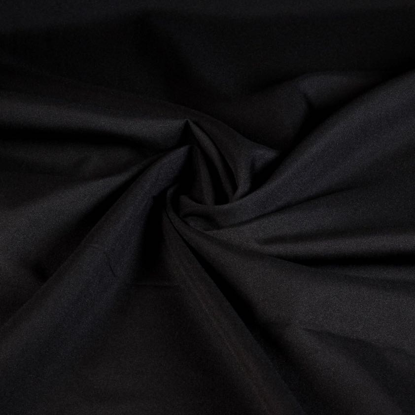 Terlenka-Stoff schwarz brandverzögernd