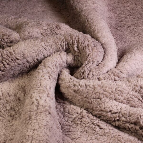 Borg Teddy-Stoff taupe