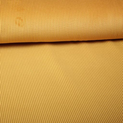 Corduroy-Stoff ocker