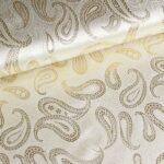 Jacquard paisley goud
