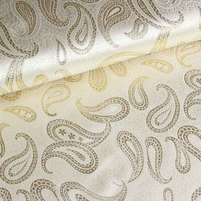 Jacquard paisley gold