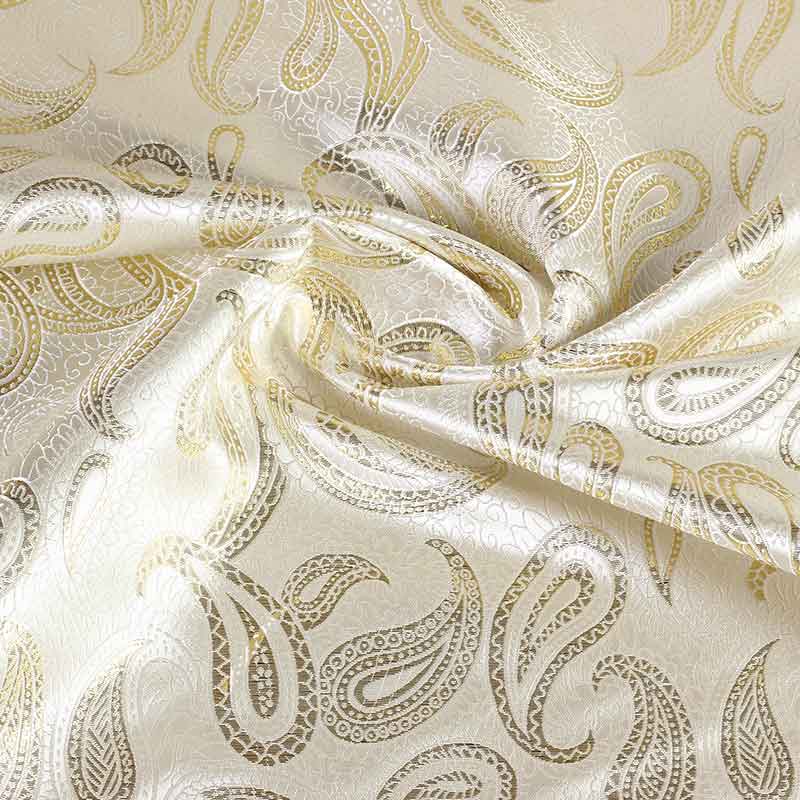 Jacquard paisley gold