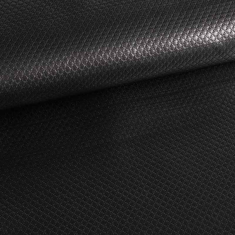 Jacquard-Stoff Mini-Raute metallic schwarz/silber