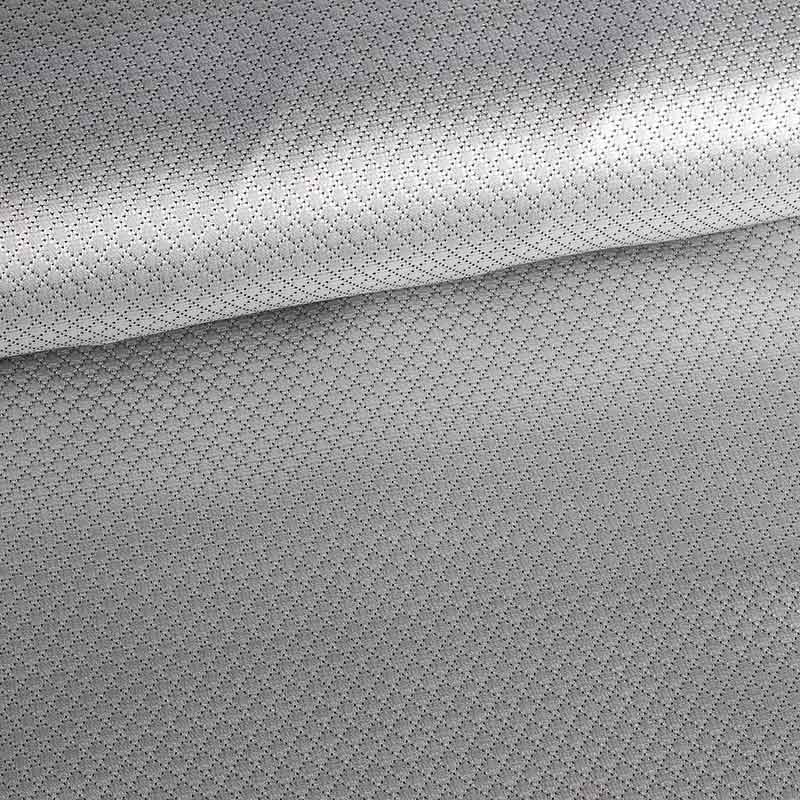 Jacquard mini Raute metallic silber