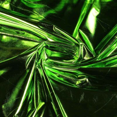 Stretch Lamee Stoff lime
