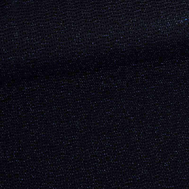 Stretch-Stoff Glitterpunkt kobalt