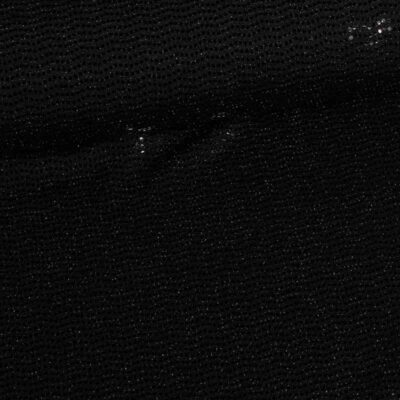 Stretch-Stoff Glitter Punkt schwarz
