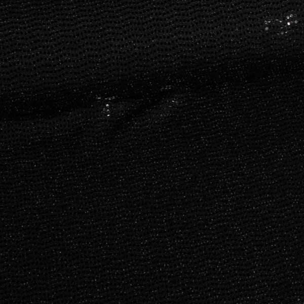 Stretch-Stoff Glitter Punkt schwarz