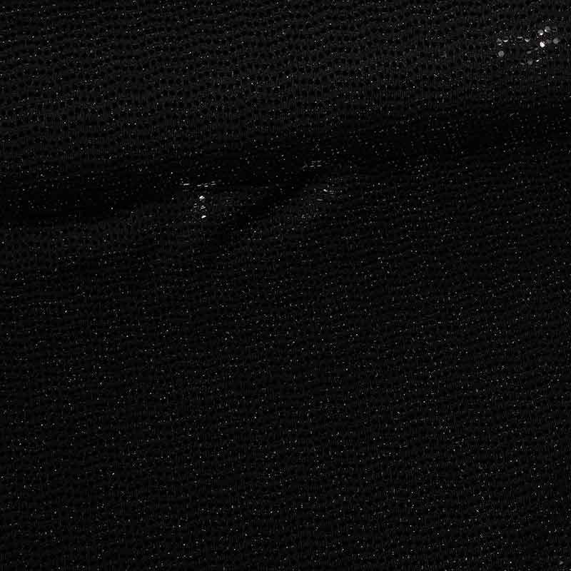 Stretch-Stoff Glitter Punkt schwarz