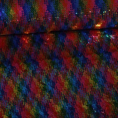 Pailletten-Stoff multicolor
