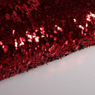 Mesh-Stoff Tropfen rot