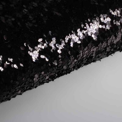 Mesh-Stoff mit Tropfen schwarz