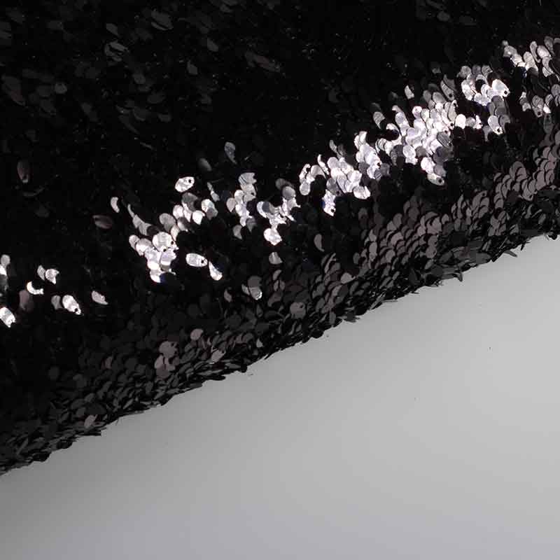 Mesh-Stoff mit Tropfen schwarz