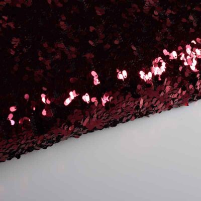 Mesh-Stoff bordeaux mit Tropfen