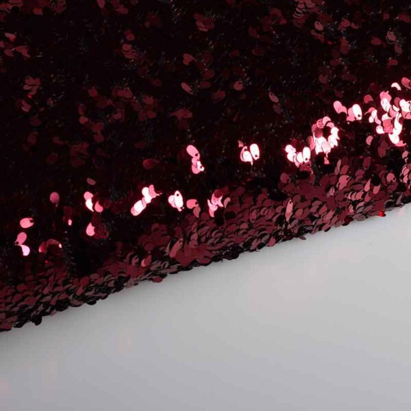 Mesh-Stoff bordeaux mit Tropfen