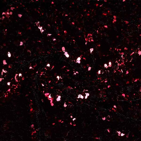 Mesh-Stoff bordeaux mit Tropfen