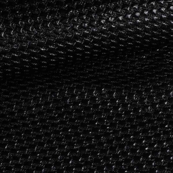 Metallic-Stoff bubble schwarz