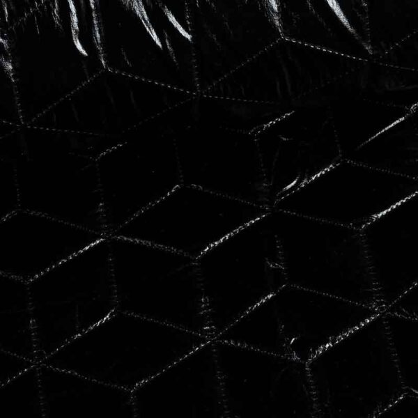 Metallic-Stoff Fantasieruit schwarz