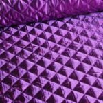 Metallic stof ruit paars