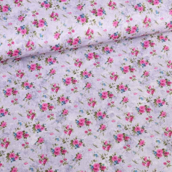 Terlenka Mille Fleur Stoff lila