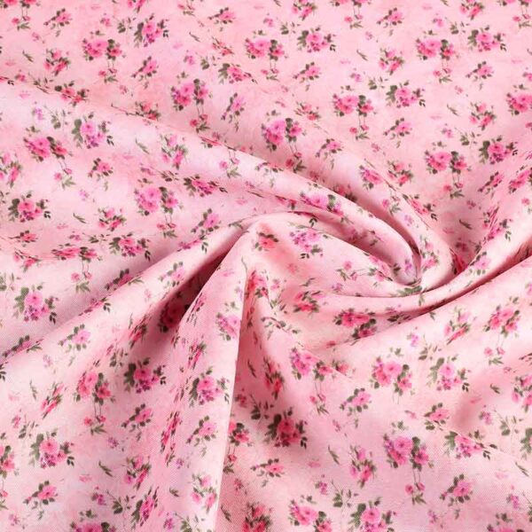 Terlenka Mille Fleur Stoff rosa