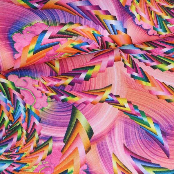 Terlenka-Stoff tornado rosa