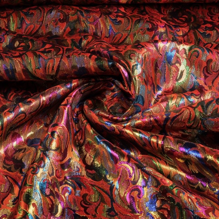 Jacquard-Stoff fantasie mehrfarbig