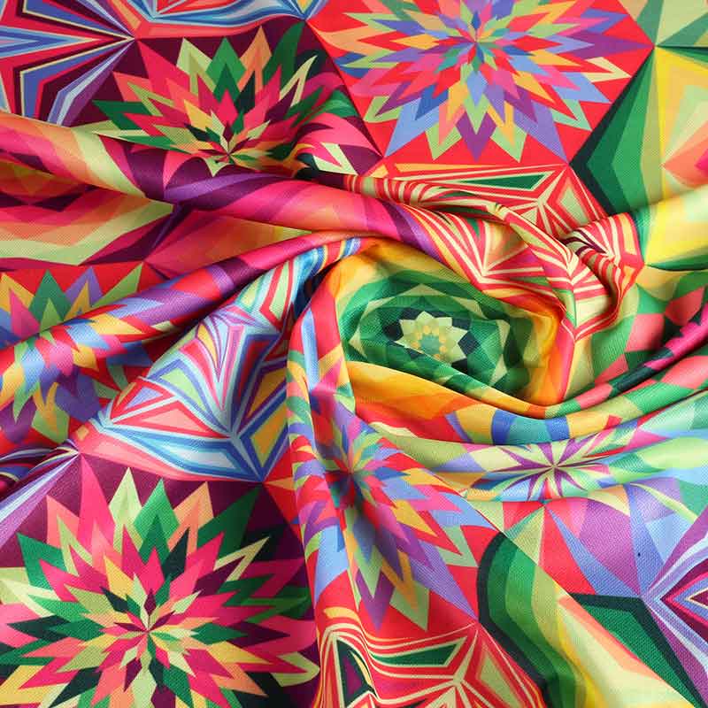 Tricot-Stoff Patchwork digital bedruckt
