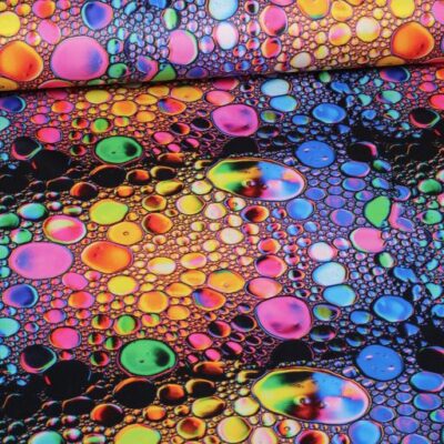 Tricot-Stoff Splash digital bedruckt