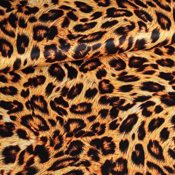 Tricot-Stoff Leopard digitaldruck