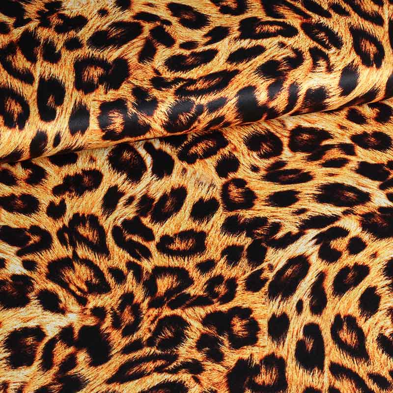 Tricot-Stoff Leopard digitaldruck