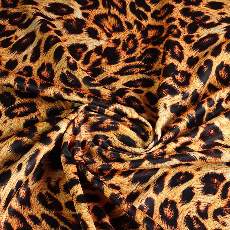 Tricot-Stoff Leopard digitaldruck