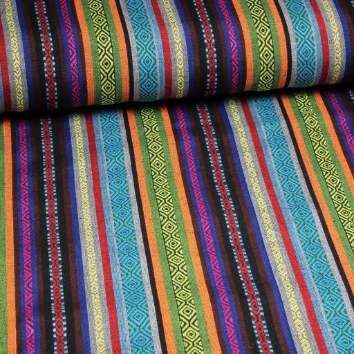 Mexico-Stoff multicolor aqua violett