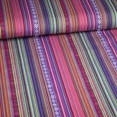 Mexico-Stoff lila mehrfarbig