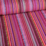 Mexico stof roze multicolor