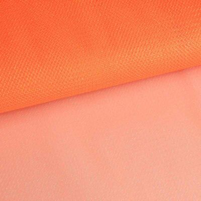 Tüll Zickzack Glitter Orange