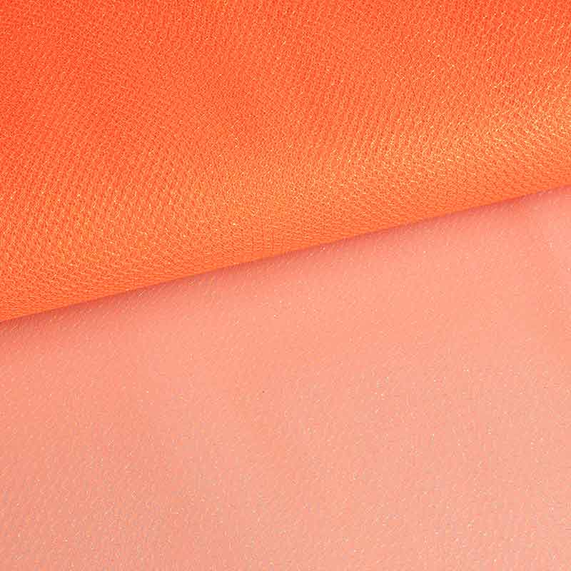 Tüll Zickzack Glitter Orange